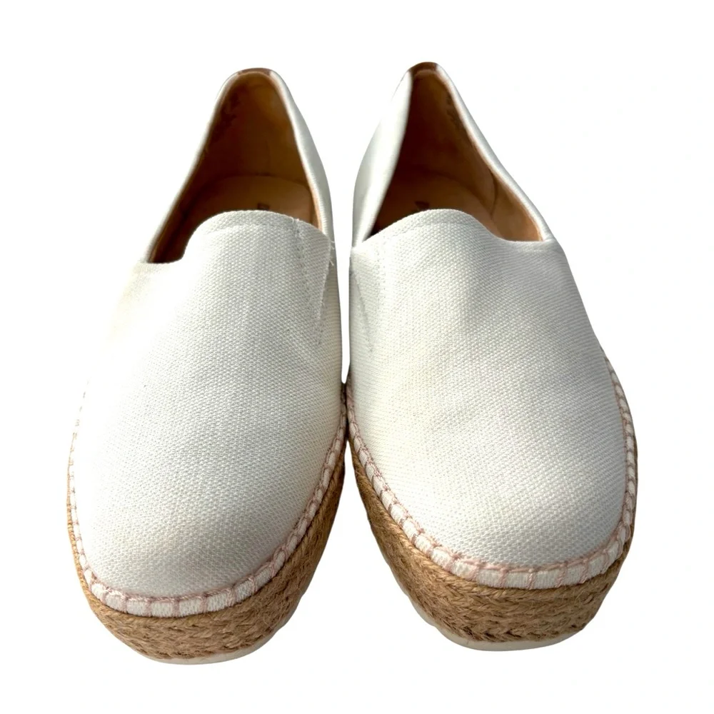 Dr Scholl’s Sun Ray Espadrilles Loafer White Canvas Sporty and Sustainable